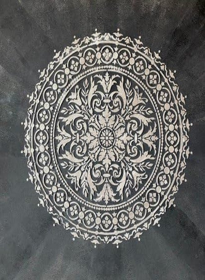 Technoart Putting Decorative Mandala Wall Art, Round Floral Pattern, Vintage Style - Image 2